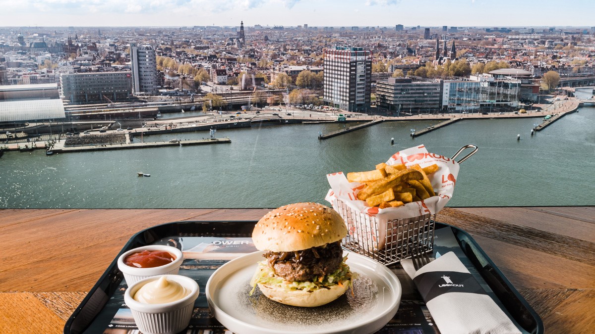 LOOKOUT + Burger Menu website